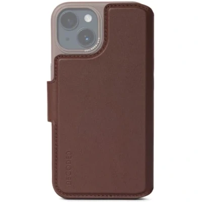Afbeelding van Decoded Leather MagSafe Modu Wallet for iPhone 6.7 Chocolate Brown