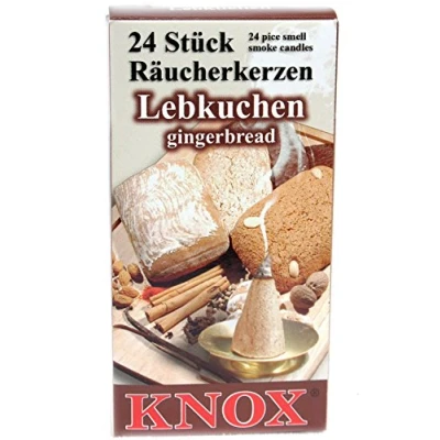 Afbeelding van Wierookkegels Gemberbrood Authentieke Duitse Erzgebirge Rokers Knox