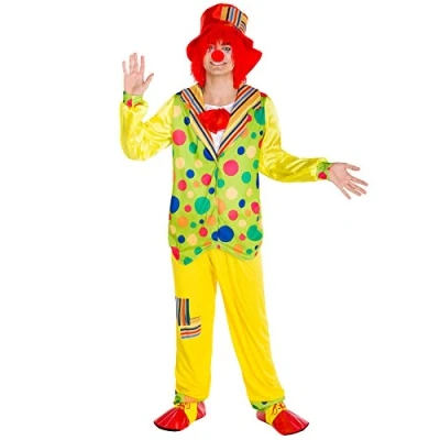 Afbeelding van dressforfun Herenkostuum clown Pipetto S verkleedkleding kostuum halloween verkleden feestkleding carnavalskleding carnaval feestkledij partykleding 300833