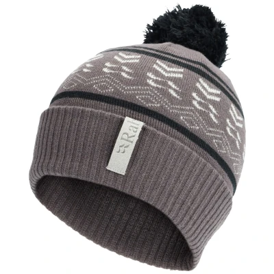 Afbeelding van Rab Khroma Bobble Beanie Black/Graphene maat One
