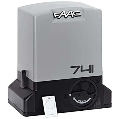 Afbeelding van FAAC Delta 3 automatische set voor schuifdeuren met max. gewicht 900 kg motor 230 V elektronische kaart inclusief 1 paar Safebeam lichtkasten, (L) x (B) (H) 29,5 22,1 32,2 cm, 105630445