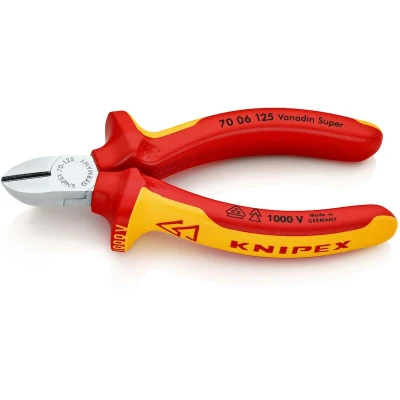 Afbeelding van Knipex 7006125 Zijsnijtang 125mm