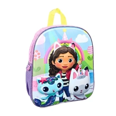 Afbeelding van mybagstory Rugzak voor meisjes roze kinderen school kleuterschool basisschool schooltas verstelbare bandjes cadeau idee Gabby&#039;s dolhouse 32