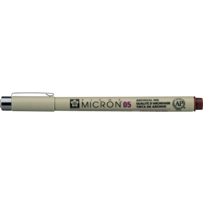 Afbeelding van Sakura Pigma Micron 05 pen burgundy