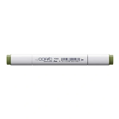 Afbeelding van COPIC Classic Marker Type YG 63, Pea Green, professionele layout marker, op alcoholbasis, met een brede en fijne punt