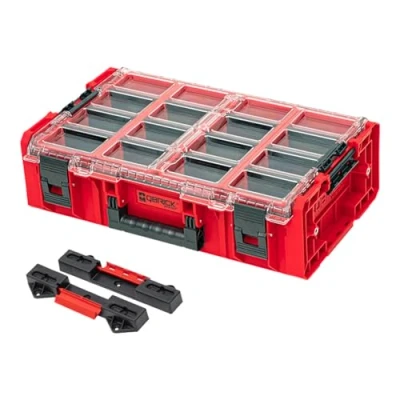 Afbeelding van QBRICK grote organizer met bakken en adapters System ONE RED Ultra HD