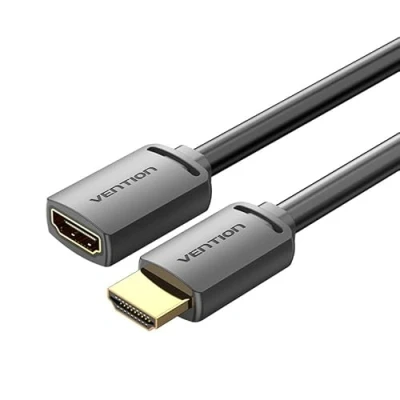 Afbeelding van VENTION 4K HDMI Verlengkabel 0,5m, 4K@60Hz 2.0 Mannelijke naar Vrouwelijke Kabel Compatibel met TV Stick, Monitor, Blu Ray, Xbox, PS4/PS5