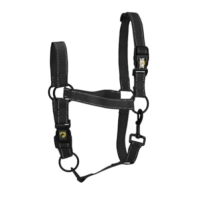 Afbeelding van Excellent Horse Premium Halster M Zwart