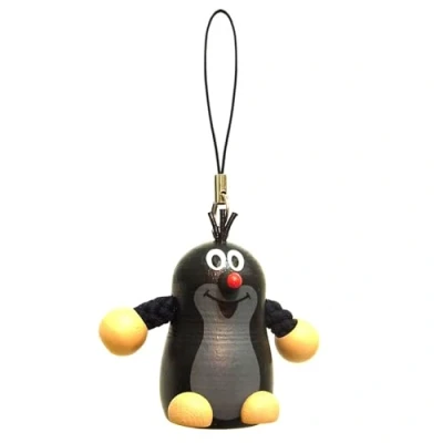Afbeelding van DETOA 12805 Mini sleutelhanger mol zwart, 1 pak