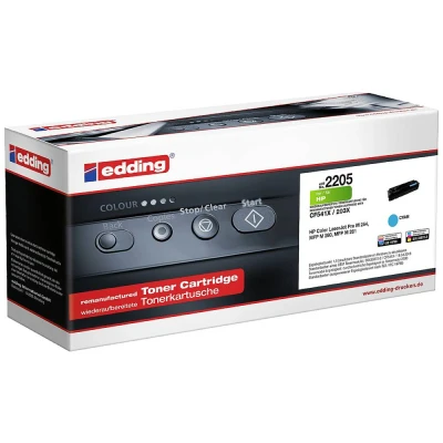 Afbeelding van Edding Toner vervangt HP 203X (CF541X) Compatibel Cyaan 2500 bladzijden EDD 2205 18