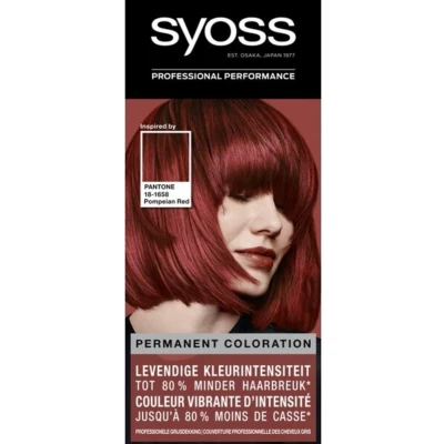 Afbeelding van Syoss Permanent Coloration Pantone 18 1658 Pompeian Red