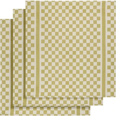 Afbeelding van Theedoeken De Witte Lietaer Groom Yellowgreen (3 stuks)