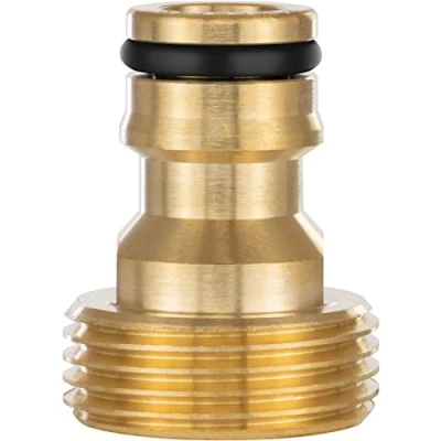 Afbeelding van Poppstar Wateradapter met 3/4 inch Buitendraad en Koppeling voor Tuinslang (compatibel Gardena)
