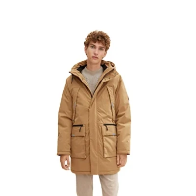 Afbeelding van TOM TAILOR Denim Uomini artic winterparka 1032436, 12912 Splashed Clay Beige, M