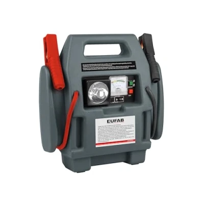 Afbeelding van EUFAB 16643 Powerpack, starthulp, met compressor, 7 Ah,grijs