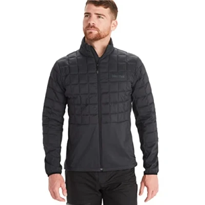 Afbeelding van Marmot Heren Echo Featherless Hybrid, Geïsoleerde wandeljas, waterafstotende functionele jas, gewatteerde jas met voering, winddichte outdoorjas, Black, L