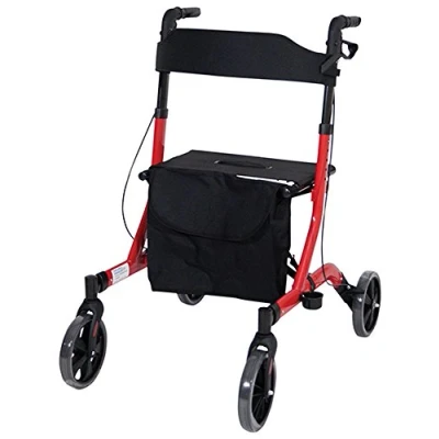 Afbeelding van Aidapt rollator lichtgewicht rood