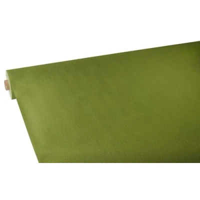 Afbeelding van Papstar, Tafelkleed, stofachtig, vlies &quot;soft selection plus&quot; 25 m x 1,18 olijfgroen op rol, #84939