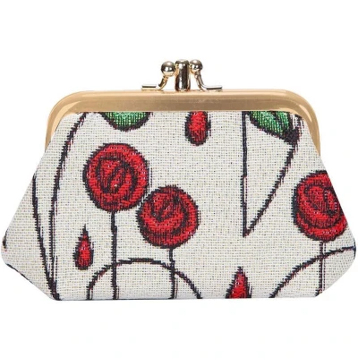 Afbeelding van Signare Portemonnee klip Gobelin Mackintosh Simple Rose Niet geschikt voor pasje.