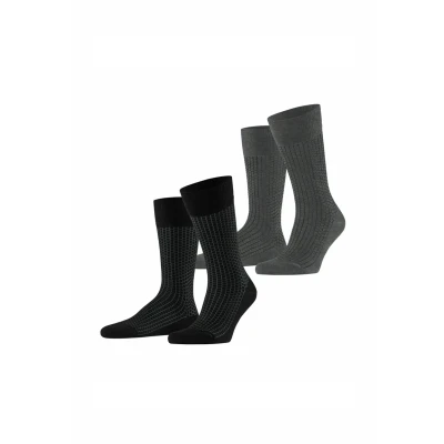 Afbeelding van Esprit Illusional GRID 2PACK Sokken sortiment, Heren, Maat: 43 46, Sortiment