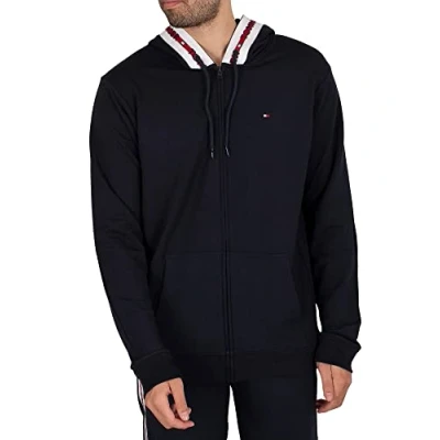 Afbeelding van Tommy Hilfiger Nature TECH Hoodie Pyjamashirt, Heren, Maat: Small, Blue