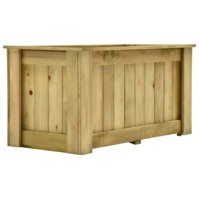 Afbeelding van Plantenbak verhoogd 100x50x50 cm geïmpregneerd grenenhout