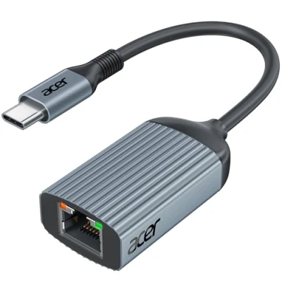 Afbeelding van acer USB C naar Ethernet Adapter, Thunderbolt 3 Type RJ45 Gigabit LAN Netwerkadapter gemaakt van aluminium voor iPhone 15/16 serie,iPad/MacBook Pro/Air,Galaxy S24,Surface,Steam Deck,Switch etc.