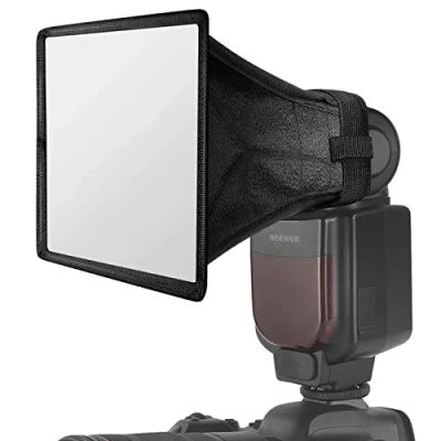 Afbeelding van NEEWER Flash Diffuser Light Softbox 5 inch x 4 inch, universeel, opvouwbaar, met opbergtas, compatibel Canon Nikon Sony Godox Yongnuo Le