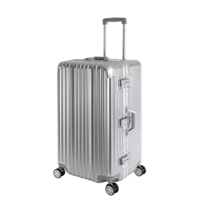 Afbeelding van Travelhouse London T1169 koffer met harde schaal, aluminium frame, verschillende maten en kleuren, zilver, Großer XL,