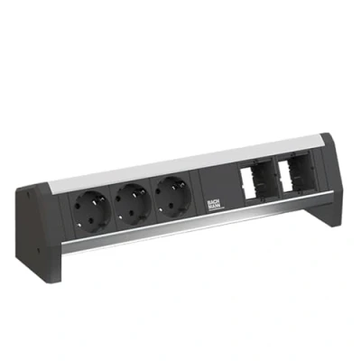 Afbeelding van Bachmann, Stekkerdoos, Stopcontact DESK 902.0096 (3 x, CEE 7/3, 1 m)