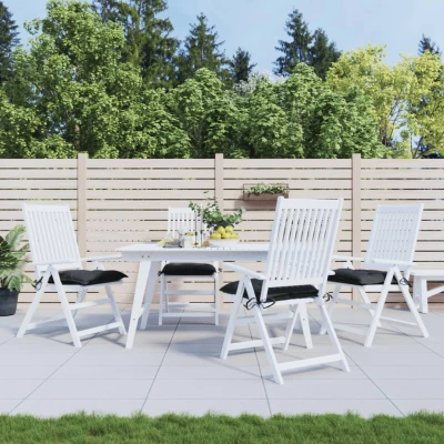 Afbeelding van Palletkussens 4 st 50x50x7 cm oxford stof zwart