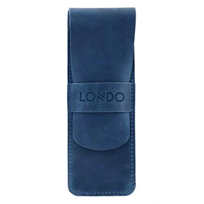 Afbeelding van Londo Lederen Etui Pencil Pouch (Blauw)