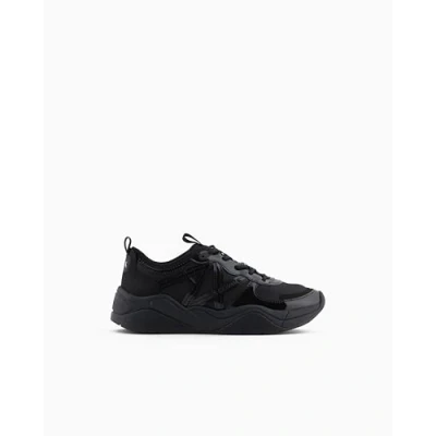 Afbeelding van Armani Exchange Hardloopsneakers voor dames, zwart, 39.5 EU