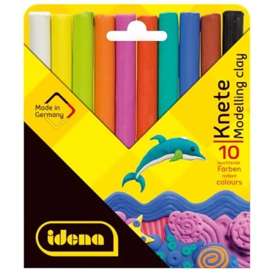Afbeelding van Idena 619064 kneden, 10 stangen in kartonnen etui