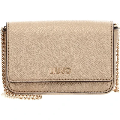Afbeelding van LIU JO Schoudertas Avondtas Caliwen Crossbody Gold Goudkleurig