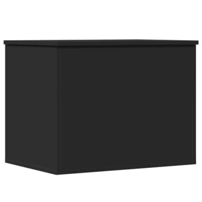 Afbeelding van vidaXL Opbergbox 60x42x46 cm bewerkt hout zwart