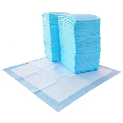 Afbeelding van Amazon Basics Hondenplaspads, 5 laags, met geur, voor zindelijkheidstraining, lekvrij, 55,9 x cm, set van 1, regulier (100 keer), blauw