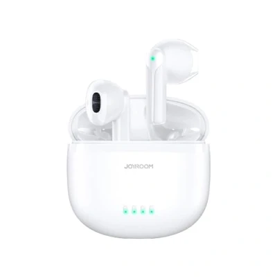 Afbeelding van Draadloze Oortjes Bluetooth Oordopjes Earpods Dual Mic Oplaadcase Geschikt voor Apple en Android Wit