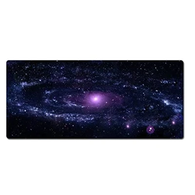 Afbeelding van Morian Gaming muismat 300* 900* 3 mm dromerige sterrenhemel antislip en waterdichte computermuismat met gestikte randen voor gaming, kantoor thuis (G 621)