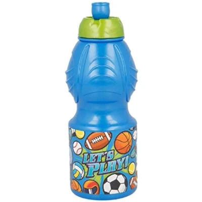 Afbeelding van ALMACENESADAN, 4940 terug naar school, kerstcadeau, bestaande uit sportfles, 400 ml, meerkleurig, herbruikbaar, BPA vrij, licentie (sport)
