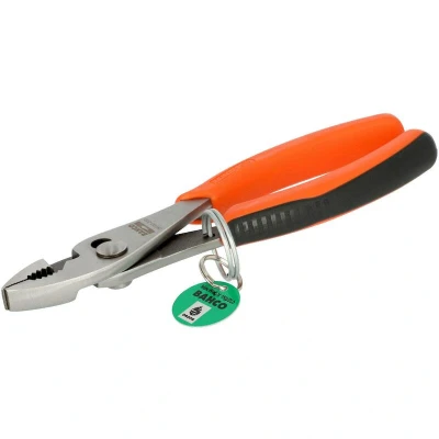 Afbeelding van Bahco Combinatietang met veiligheidsring tweecomponentengreep gelakt 200 mm TAH2970G