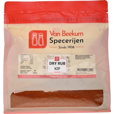 Afbeelding van Van Beekum Specerijen Dry Rub Kip 1 kilo (hersluitbare stazak)