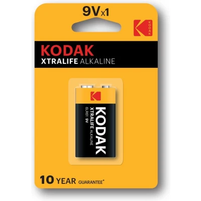 Afbeelding van Kodak Xtralife Wegwerpbatterij 9V Alkaline
