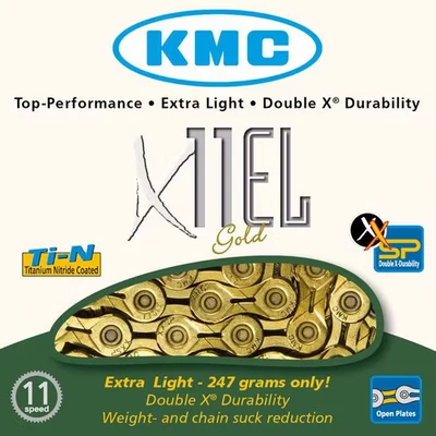 Afbeelding van KMC X11EL Fietsketting 11 speed Goud