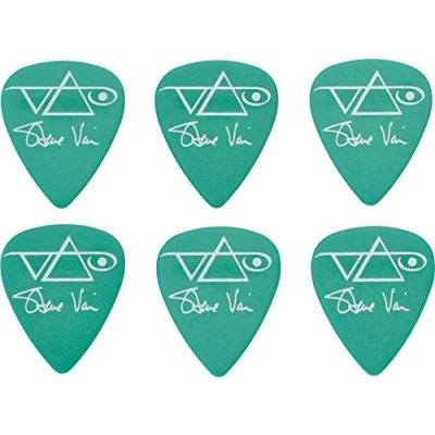 Afbeelding van Ibanez Plektrum B1000SV GR,6er set Steve Vai, signature, groen Plectrum