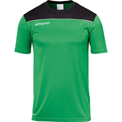 Afbeelding van Uhlsport Offense 23 T Shirt Kinderen Groen / Zwart Wit Maat: 128