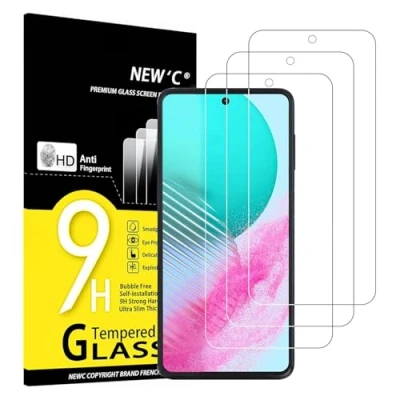 Afbeelding van NEW&#039;C 3 Stuks, Screenprotector voor Samsung Galaxy M54 5G, Gehard Glass Schermbeschermer Film 0.33 mm ultra transparant, resistent