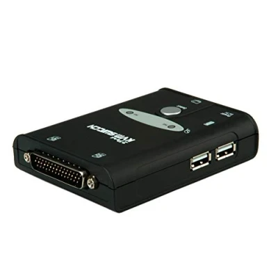 Afbeelding van VALUE KVM Switch &quot;Star&quot;, 1U 2 PCs, HDMI, USB