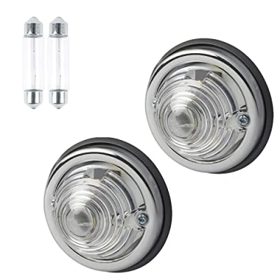 Afbeelding van APT positielicht, wit, incl. lamp, begrenzingsverlichting, aanhanger, vrachtwagen (2)