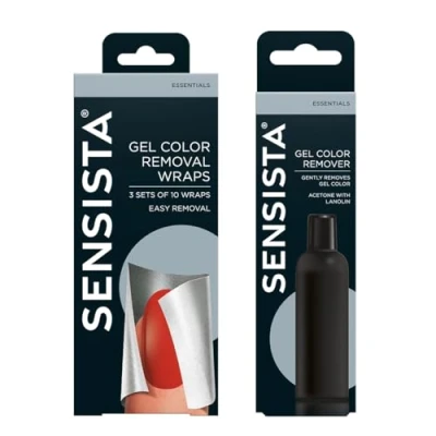 Afbeelding van Sensista ReMove Over Set Gellak Gel Polish Wraps en aceton Voordeelset